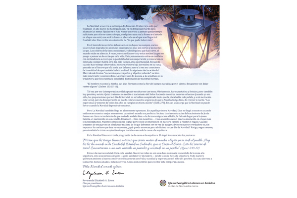 Christmas 2018 Message (Spanish)