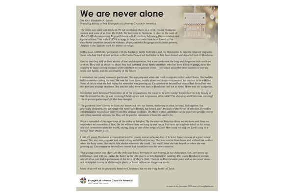 Bishop Eaton’s Christmas Message – 2020