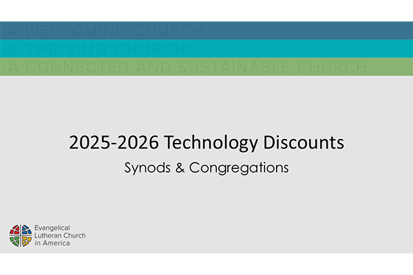 ELCA Technology Discount Program