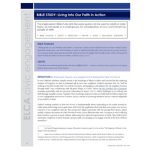 Bible Study: Faith in Action