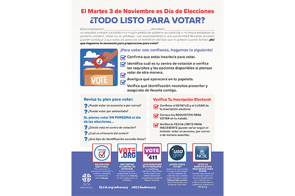 Get ready to vote checklist - Spanish Thumbnail Image