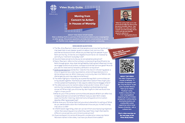 Moving from Concern to Action Video Study Guide Thumbnail Image