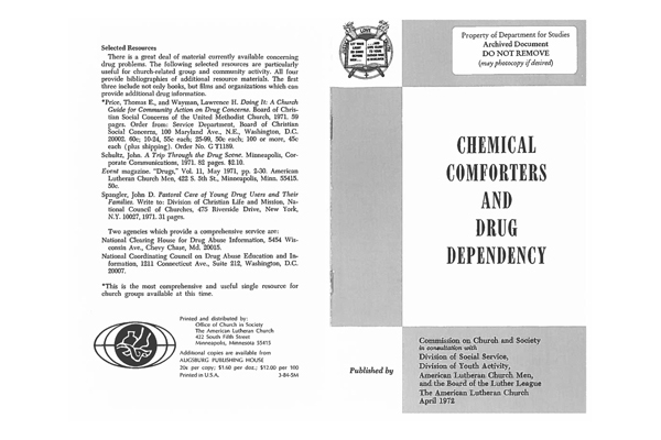 ALC Chemical Comforters and Drug Dependency