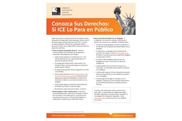 Conozca Sus Derechos Publicas