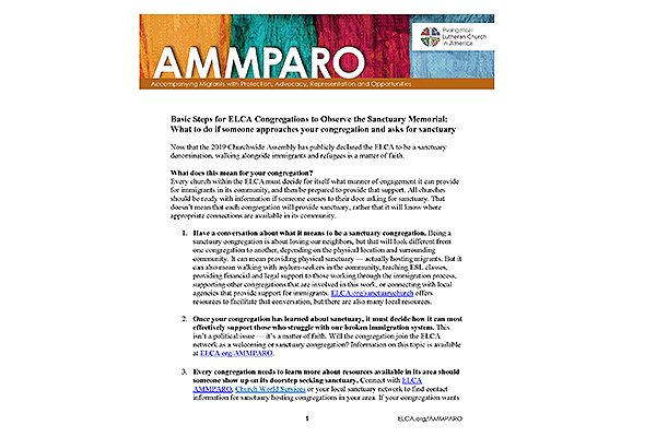 AMMPARO Basics for Congregations
