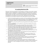 Accepting Restricted Gifts