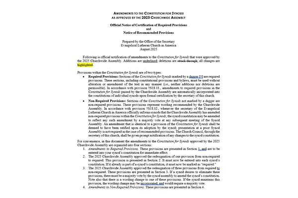 Amendments to Synod Constitution 2025 Thumbnail Image