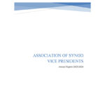 2025-2026 Report of the Association of Synod Vice Presidents Thumbnail Image