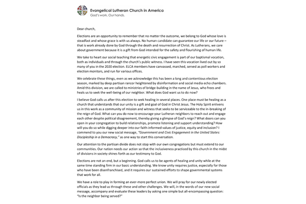 Bisho Eaton’s post-election video transcript