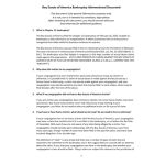 Boy Scouts of America Bankruptcy Informational Document