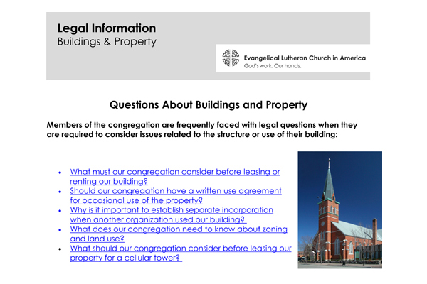 Legal Information – Buildings and Property Information