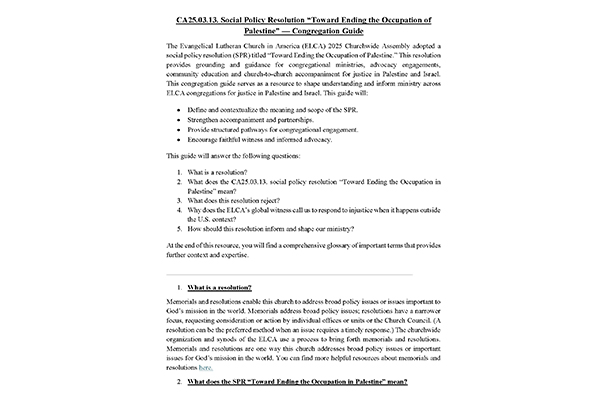 CWA Resolution Resource