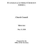Church Council Minutes from May 13