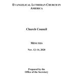 Church Council Minutes November 12-14