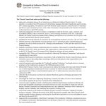 Church Council Summary Nov. 2022