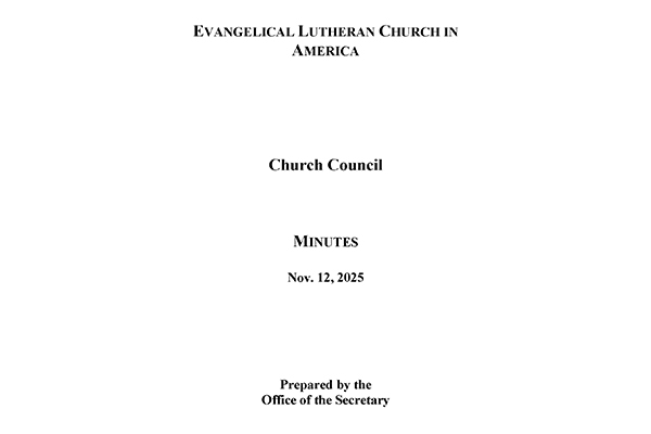 Church Council Minutes November 12, 2025