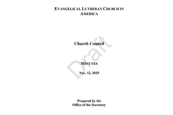 Church Council Minutes November 12, 2025