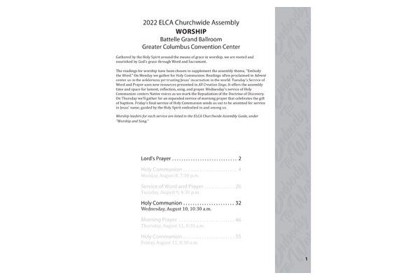 Worship – Wednesday – Holy Communion