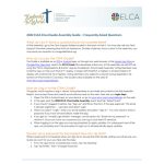 Churchwide Assembly 2022 Guide FAQ