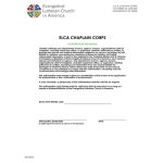 Chaplain Authorization and Release