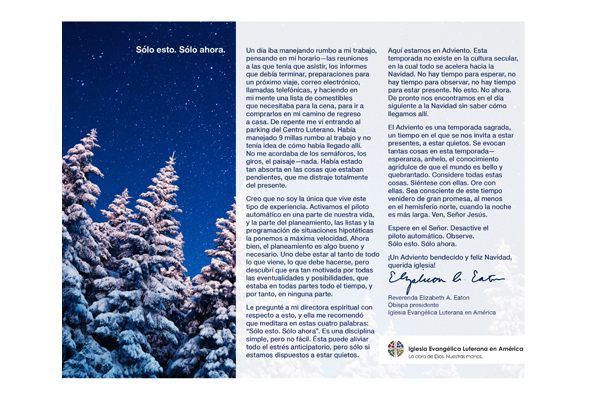 Christmas Message 2017 (Spanish)