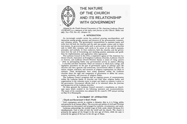 ALC Church and Government