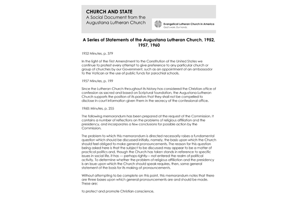 ASLC Church and State