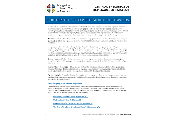 Spanish: Cómo crear un sitio web de alquiler de espacios