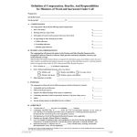 Compensation and Benefits for a Pastor Form