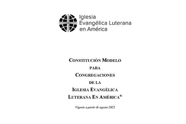 2025 Constitución Modelo para Congregaciones