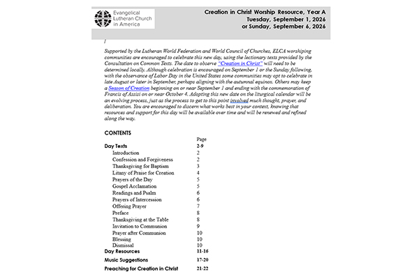 Creation in Christ Worship Resources - Year A docx Thumbnail Image