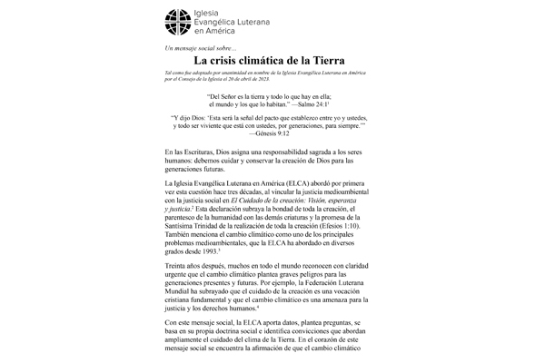 Crisis climatica de la Tierra