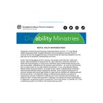 Disability Newsletter Fall 2018