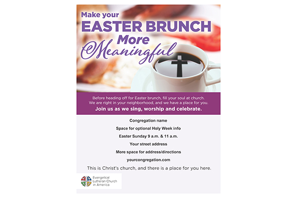 Easter Brunch Poster