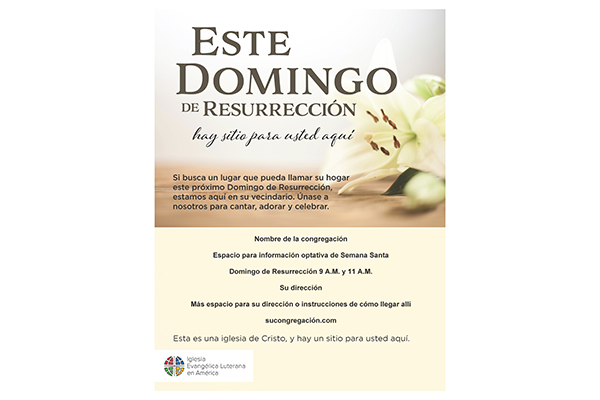 Easter Lily Poster – Spanish