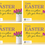 ELCA EasterTools Tulips Postcard - 4up 2025