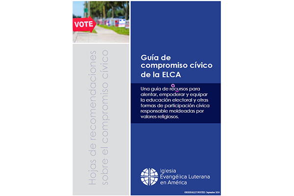 Guía de compromiso cívico de la ELCA