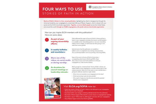 Stories of Faith in Action BI How it works