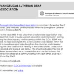 Evangelical Lutheran Deaf Associatio
