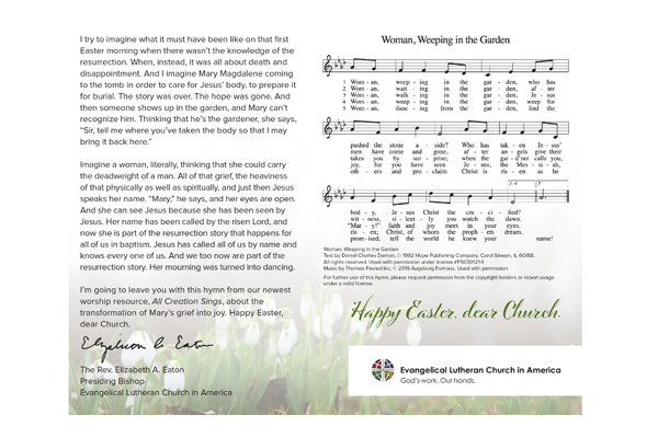 Bishop Eaton’s Easter Message 2021