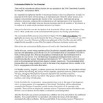 Ecclessiastical Ballot for Vice President