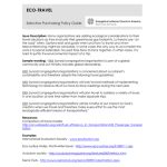Eco Travel Selective Purchasing Policy Guide