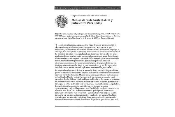 Economic Life (Spanish)