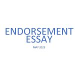 Endorsement Essay 2025 Thumbnail Image