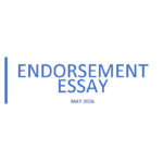 Endorsement Essay 2026 Thumbnail Image