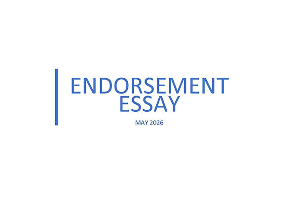 Endorsement Essay