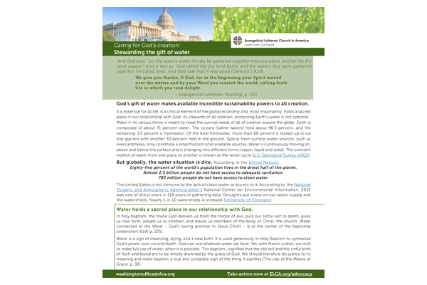 Stewarding the gift of water (TMIT 2018)