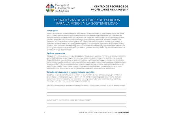 Spanish: Estrategias de alquier de espacios