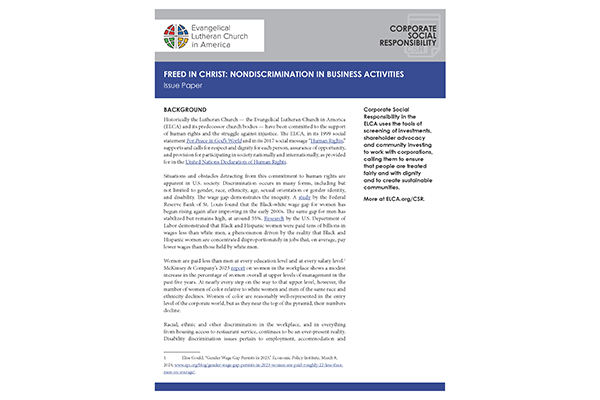 FIC NonDiscrimination In Business Activities Issue Paper Thumbnail Image