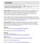 Fair Trade Selective Purchasing Policy Guide